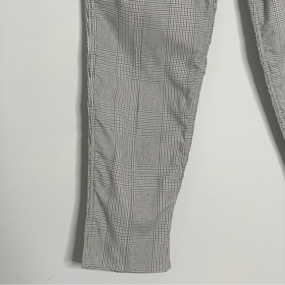 DEREK LAM 10 CROSBY Houndstooth Elastic Waist Pants Trousers - Picture 2 of 7
